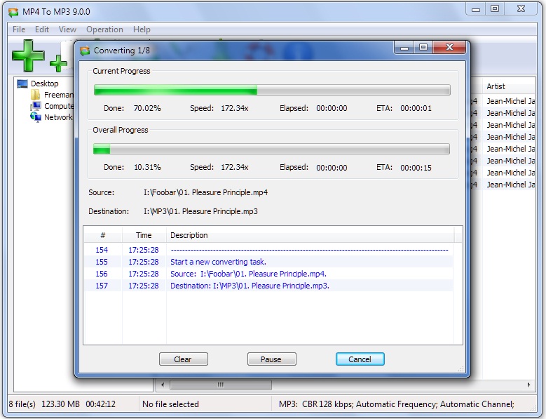 Screenshot for MP4 To MP3 9.0.7